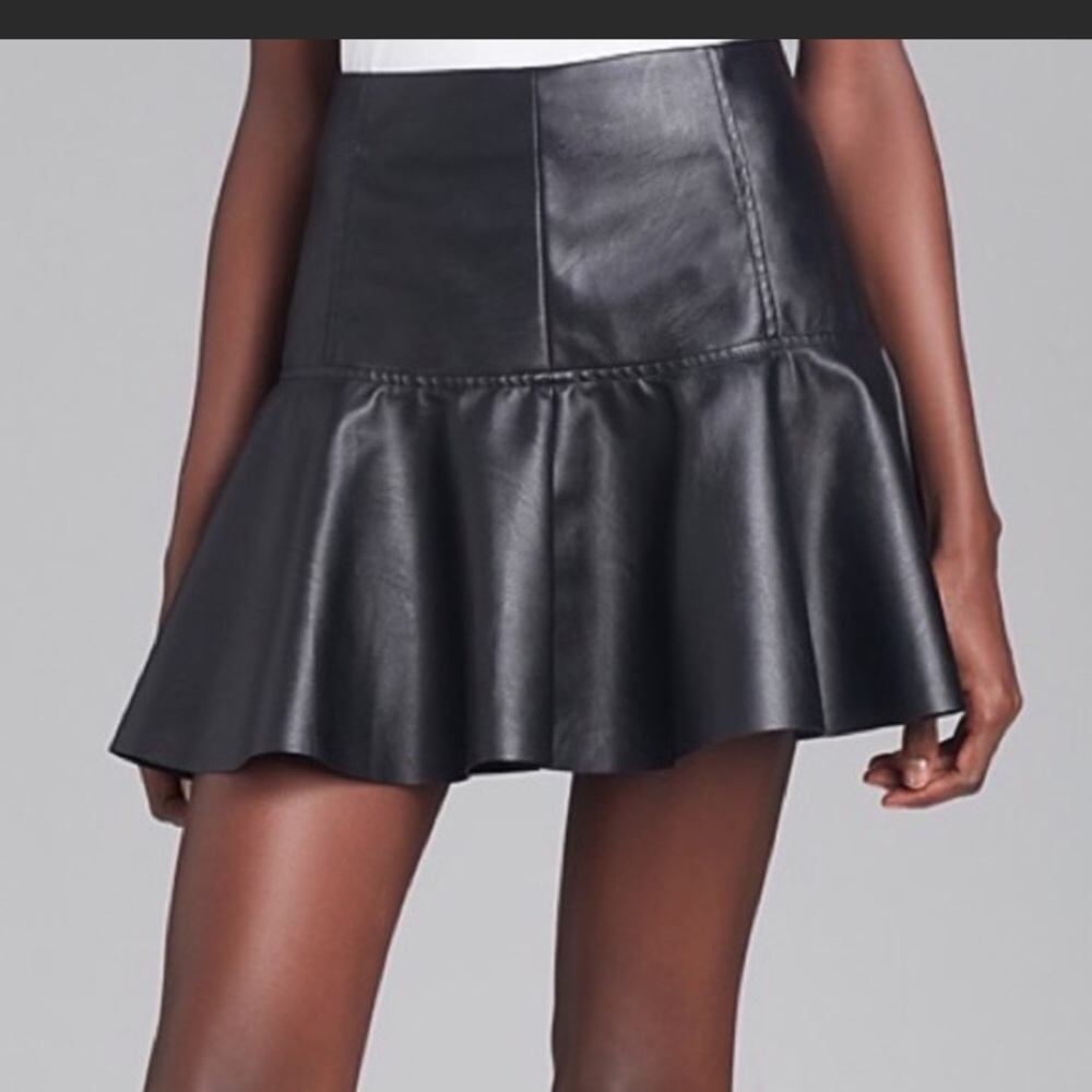 BLANK NYC vegan leather skirt